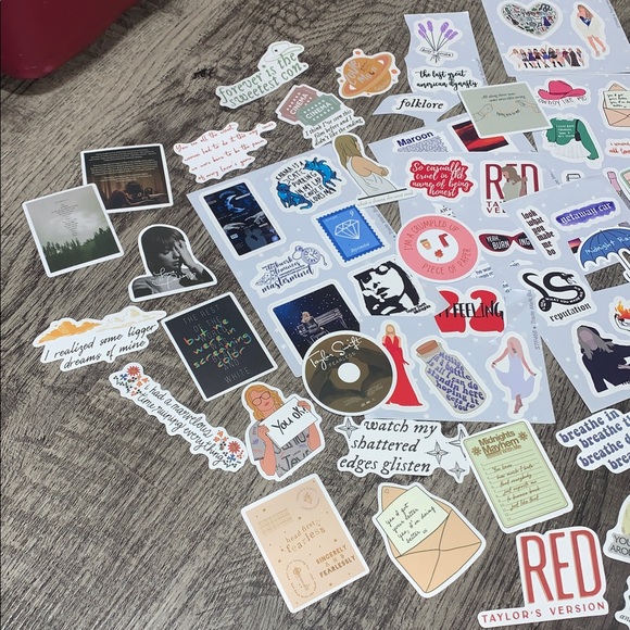 Taylor Swift Sticker Lot - Picture 2 of 7
